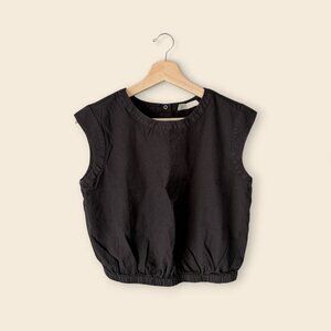 Everlane, The Bubble Top, Black, Size XS